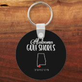 Golfküste Alabyma Urlaub Zielort Schlüsselanhänger (Vorderseite)