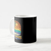 Golfküste Alabyma Vintag Distressed Souvenir Kaffeetasse (Vorderseite Links)