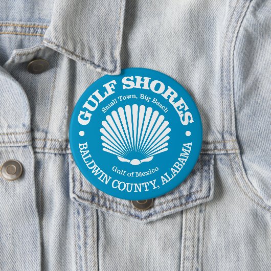 Golfküste (Muschel) Button (Beispiel)