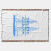 Golfküste Nautical Segelschiff Segler Decke (Vorderseite)