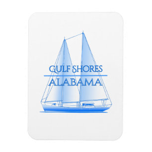 Golfküste Nautical Segelschiff Segler Magnet