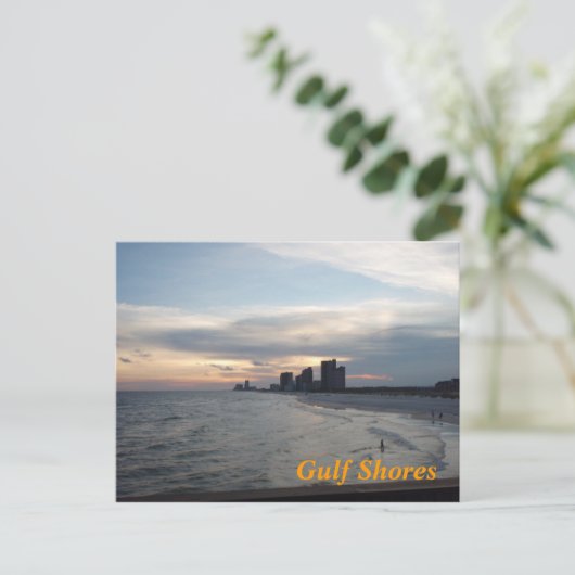 Golfküste Postkarte (Stehend Vorderseite)