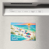 Golfküste Strand Alabama Magnet (In Situ (Geschirrspüler))