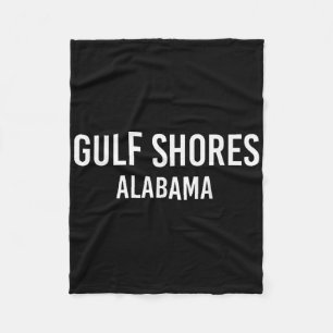 Golfküste Ufer Alabama Al USA Patriotisch Vintage Fleecedecke