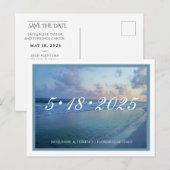 Golfküste von Florida Save the Date Ankündigungspostkarte (Vorne/Hinten)