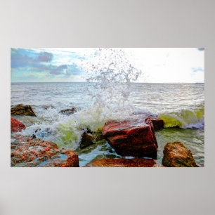 Golfküste von Texas Poster