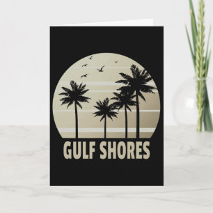 Golfküsten Alama Urlaubs-Souvenir Karte