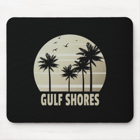 Golfküsten Alama Urlaubs-Souvenir Mousepad (Vorne)