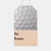 Golflandmalereimarke Geschenkanhänger (Rückseite)