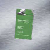 Golflehrer | BERUFLICH Magnetische Visitenkarte (Beispiel)