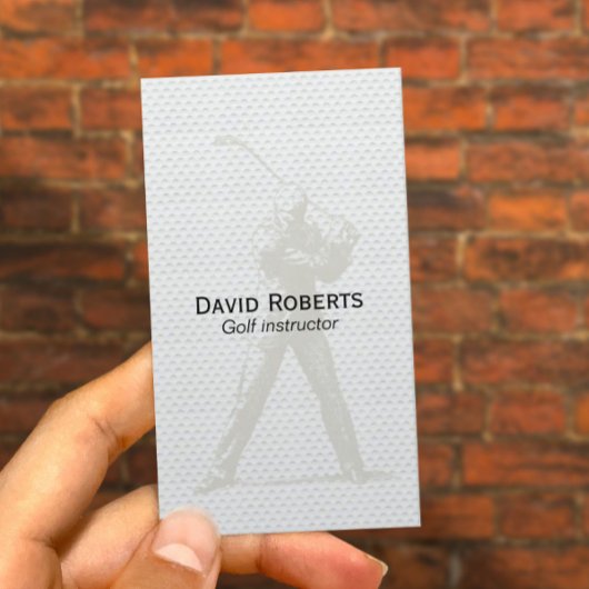 Golflehrer Beruflich Visitenkarte