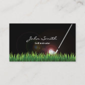 Golflehrer Beruflich Visitenkarte (Vorderseite)