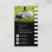 Golflehrer | Berufliche Golfunterricht Visitenkarte (Vorderseite)