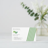 Golflehrer | Beruflicher Lehrer Visitenkarte (Stehend Vorderseite)