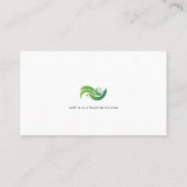 Golflehrer | Beruflicher Lehrer Visitenkarte (Rückseite)