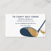 Golflehrer Golfprofi Maßgeschneidert Visitenkarte (Vorderseite)