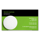 Golflehrer | Perfekt Magnetische Visitenkarte (Vorderseite)