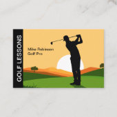 Golflehrer Visitenkarte (Vorderseite)