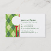 Golflehrer-Visitenkarten Visitenkarte (Vorderseite)