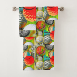 Golfliebhaber Badhandtuch Set