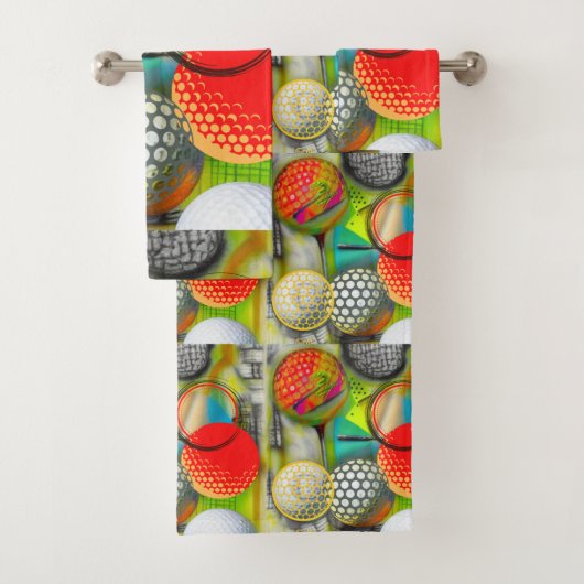 Golfliebhaber Badhandtuch Set (Insitu)