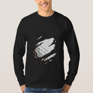 Golfliebhaber Golf Themengolfball Vintag Gewitter T-Shirt