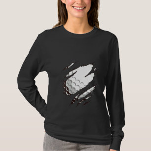 Golfliebhaber Golf Themengolfball Vintag Gewitter T-Shirt