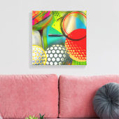 Golfliebhaber Leinwanddruck (Insitu (Wohnzimmer))