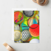 Golfliebhaber Mitteilungskarte (Vorderseite/Rückseite Beispiel)