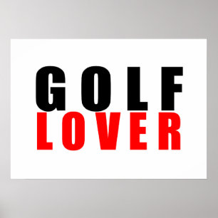 Golfliebhaber Poster