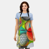 Golfliebhaber Schürze (Getragen)