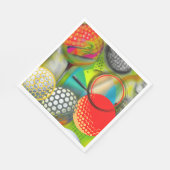 Golfliebhaber Serviette (Ecke)