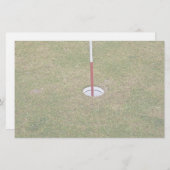 Golfloch Briefpapier (Vorne/Hinten)