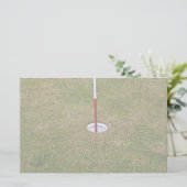 Golfloch Briefpapier (Stehend Vorderseite)