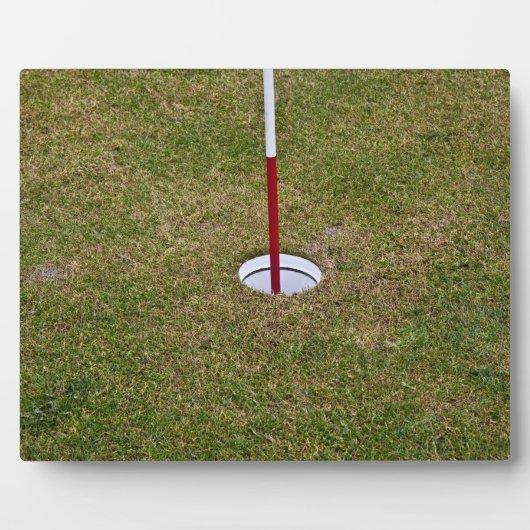 Golfloch Fotoplatte (Vorderseite)