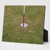Golfloch Fotoplatte (Seite)