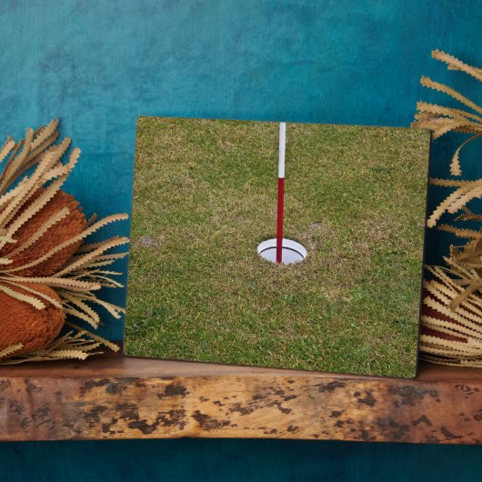 Golfloch Fotoplatte (Seite)