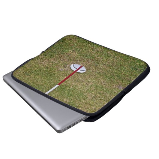 Golfloch Laptopschutzhülle (Vorne Knopf)