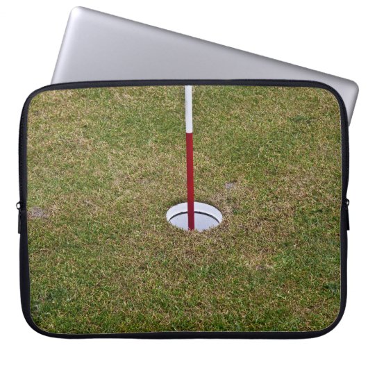 Golfloch Laptopschutzhülle (Vorderseite)
