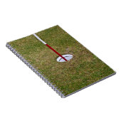 Golfloch Notizblock (Rechte Seite)