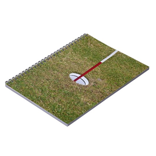 Golfloch Notizblock (Linke Seite)