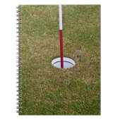 Golfloch Notizblock (Vorderseite)