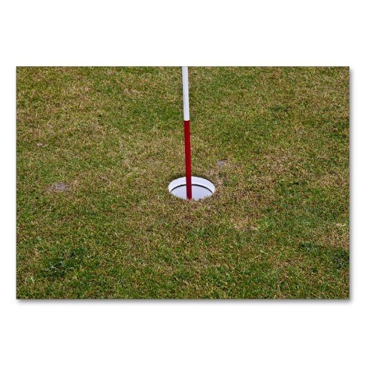 Golfloch Tischnummer (Vorderseite)