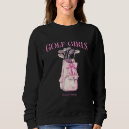 Golfmädchen Geboren zum Swing Sweatshirt