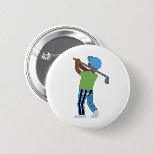 golfmännlich button (Vorne & Hinten)