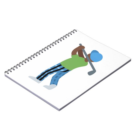 golfmännlich notizblock (Linke Seite)