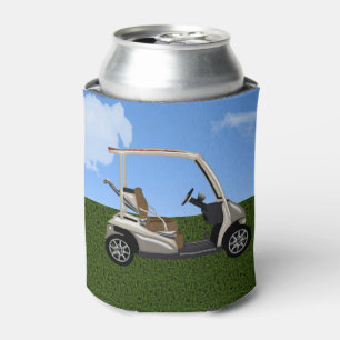 Golfmobil 3D auf Gras Dosenkühler