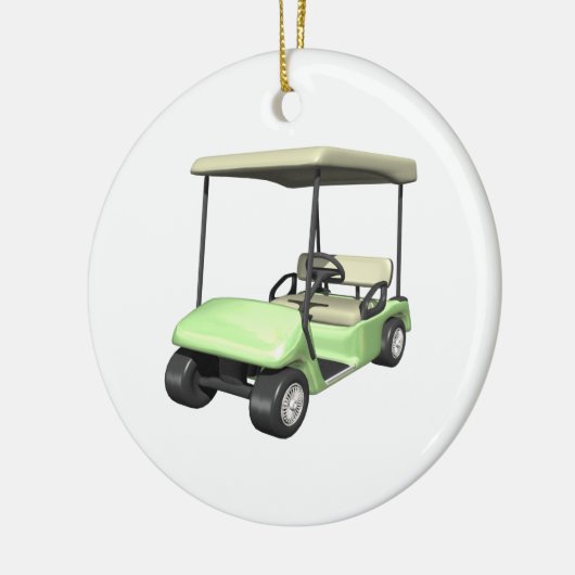 Golfmobil Keramikornament (Links)