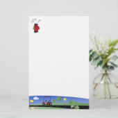 Golfmobil und Vereine Briefpapier (Stehend Vorderseite)