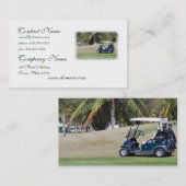 Golfmobil-Visitenkarte Visitenkarte (Vorne/Hinten)